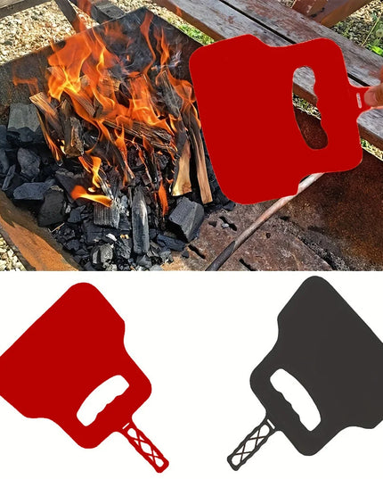 Barbecue Fan  BBQ Hand Crank Blower Tool Manual Combustion Support Outdoor Cooking