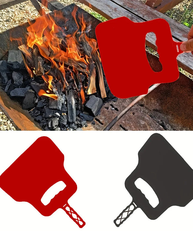 Barbecue Fan  BBQ Hand Crank Blower Tool Manual Combustion Support Outdoor Cooking