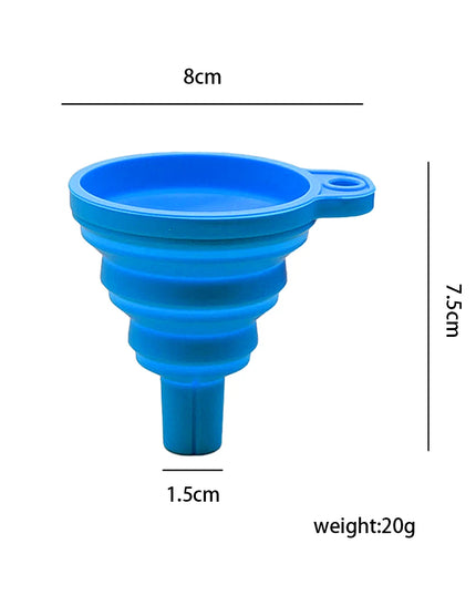 Engine Funnel Car Universal Silicone Liquid Funnel Washer Fluid Change Foldable Portable Auto Engine Oil Petrol Change Funnel