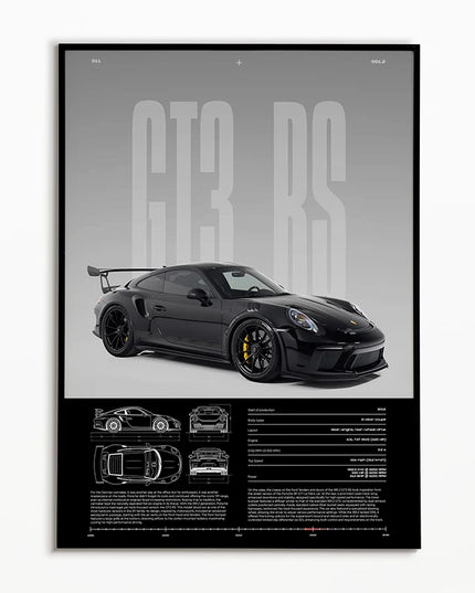 Black & White Famous Cars Posters Classic Car Photography Print Man Cave Canvas Painting Wall Art Pictures for Home Decoration