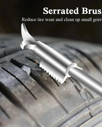 Car tire stone cleaning tool multifunctional tire stone cleaning hook stone picking device buckle picking hook removal stone