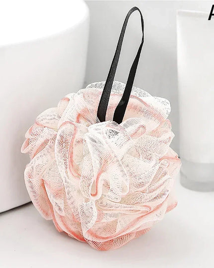 Large sized shower ball does not disperse, scrubbing, ultra soft skincare, foaming, lace bathroom shower, shower flower