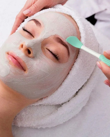 8/4/2pcs Face Brush Set Silicone Facial Mask Applicator Double-head Lotion Spatula Blackhead Face Lip Exfoliator Skin Care Tools