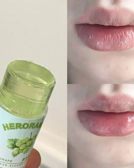 Peach Lychee Fruity Lip Balm Moisturizing Anti-Dry Anti Crack Clear Crystal Lip Balm Lip Care Mini Cute Jelly Lipstick Skin Care