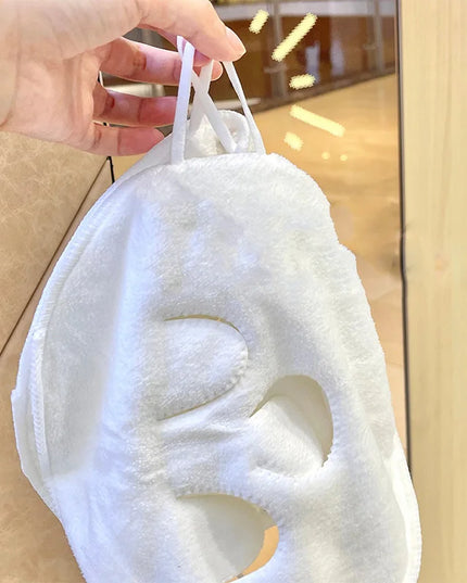 Skin Care Mask Cotton Hot Compress Towel Wet Compress Steamed Face Towel Opens Skin Pore Clean Compress Beauty Facial Care Tools