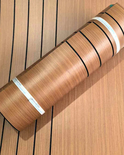 Thickened Roll 3D Stereo Grille Wood Veneer Wall Panel Self-Adhesive Wallpaper Decoration Living Room Background Wall Wall Sticker DIY Cutting
