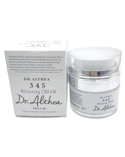 345 Relief Barrier Cream Daily Face Moisturizer Soothing Recovery Moisturizing Reduce Redness Brightening Even Skin Tone 50g