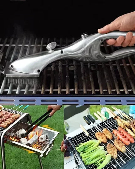 Barbecue Grill Steam Cleaning Brushes BBQ Water Spray Cleaner Brush Grill Accessories Cooking Kitchen Tool Outdoor Grill Brush