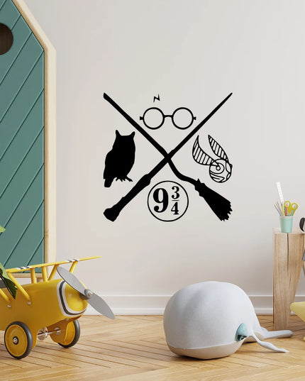 Fun Harry Wall Stickers Personalized Creative Kids Room Nature Decor Art Mural