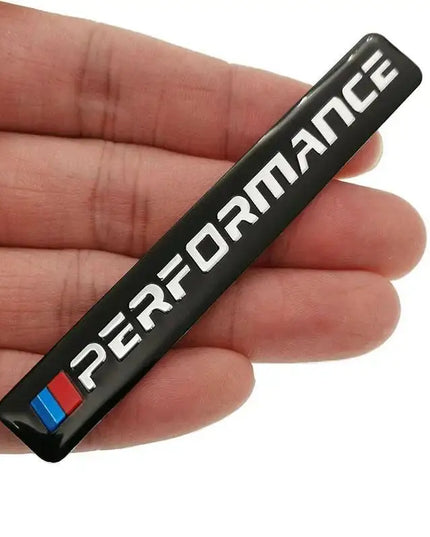 4Pcs Car Decal Logo Badge Auto Parts Sticker Not Easy To Fall Waterproof Power Performance Car Sticker