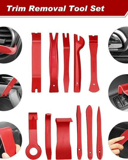 Car Interior Trim Removal Tool Kit, Auto Plastic Clips Puller Set for DIY Panel Disassembly