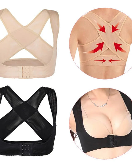 1PC Adjustable Women Back Chest Support Belt Back Posture Corrector Orthotics Posture Correction Brace Rectify Corset Bone Care