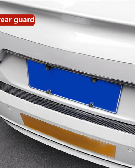 Nano Carbon Fiber Car Stickers DIY Paste Protector Strip Auto Door Sill Side Mirror Anti Scratch Tape Waterproof Protection Film