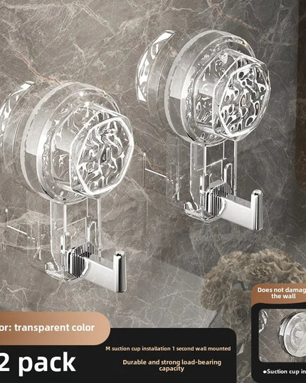 Suction Cup Hooks Household without drilling Multifunctional Wall Hanging Keys Clothes Hooks Bathroom Kitchen self-adhesive hook