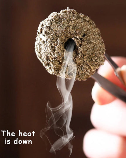 DIY Moxibustion Tower Wooden Mould Pure Wormwood Moxa Traditional Chinese Medicine Therapy Body Massager Warm Uterus Health