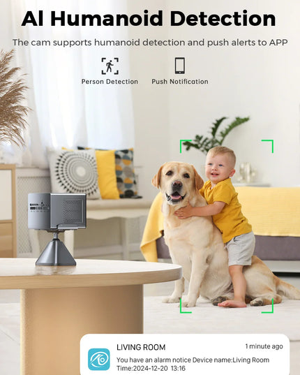 O-KAM pro 5MP IP WiFi Wireless Baby Monitor Camera AI Tracking Mini Indoor CCTV Security Video Surveillance