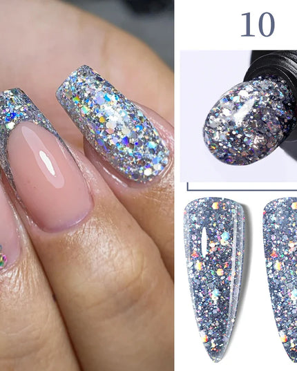 LILYCUTE 15ML Quick Extension Gel Nail Polish Nude Milk White Color Finger Prolong Acrylic Crystal Construction Hard Gel Varnish