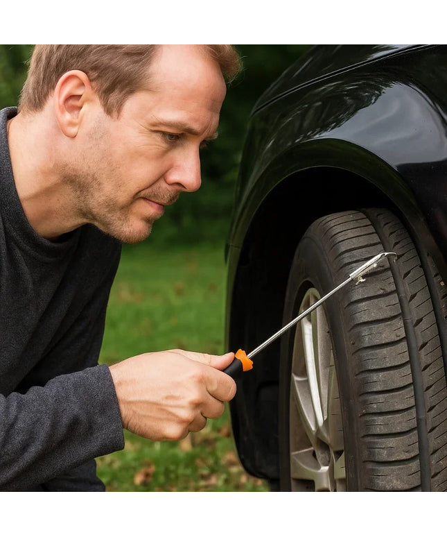 Car tire stone cleaning tool multifunctional tire stone cleaning hook stone picking device buckle picking hook removal stone