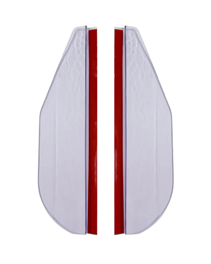 2PCS Carbon Fiber Sun Visor Shade Cover Car Rearview Mirror Rain Eyebrow Protector Clear Vision for Rain Car Mirror Accessories