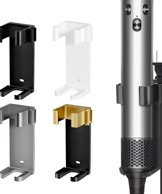 Wall Mount Holder For bathroom Hair Curling Iron Aluminum Organizor Storage Rack Suitable Various Curly Hair Sticks