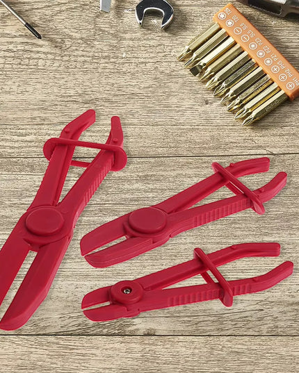 3Pcs/Set Hose Tube Clampc Pliers Tool Brake Fuel Water Line Clamp Pliers for Car Repair Hose Clamp Removal Hand Tool