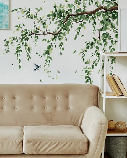 Creative Tree Wall Stickers Living Room Decoration Bedroom Home Decor Art Removable Decals for Background Decorative Posters