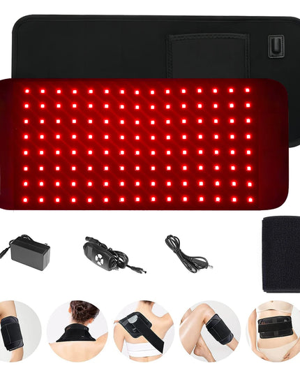Red Infrared Light Therapy Pad   LED Beauty Devices for Face and Body Back Knee Hands Feet Relief Portable 660nm 850nm  Heat Pad