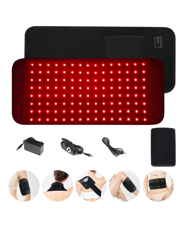 Red Infrared Light Therapy Pad   LED Beauty Devices for Face and Body Back Knee Hands Feet Relief Portable 660nm 850nm  Heat Pad
