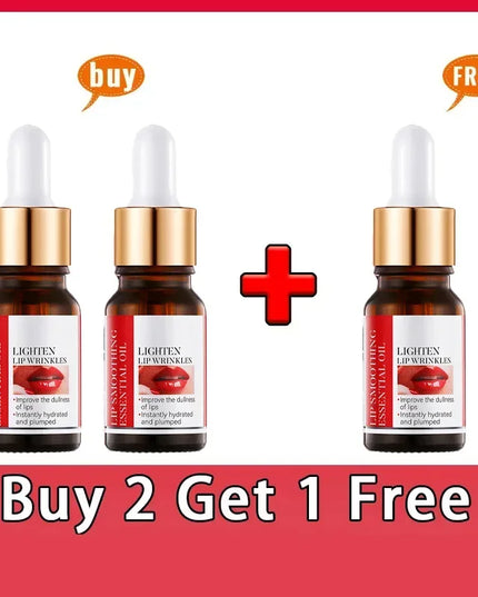 Lip Booster Plumping Serum Oil Hyaluronic Acid Moisturising Sexy Plumping Enhancer Stimulant Free Brightening Lightening Lines