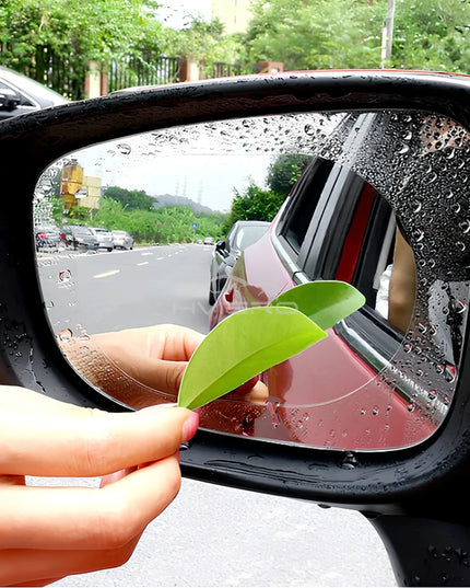 2Pcs Car Sticker Rainproof Film For Car Rearview Mirror Car Rearview Mirror Not Fog Rain Film Clear Sight In Rainy Days Car Film