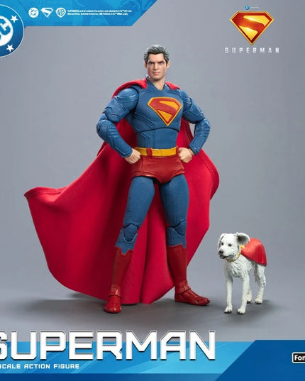 Fondjoy New Superman Lex Luthor 1/9 Action Figure DC Movie Version Gunn's New Superman Figure Ornaments for Toys and Boys Gifts