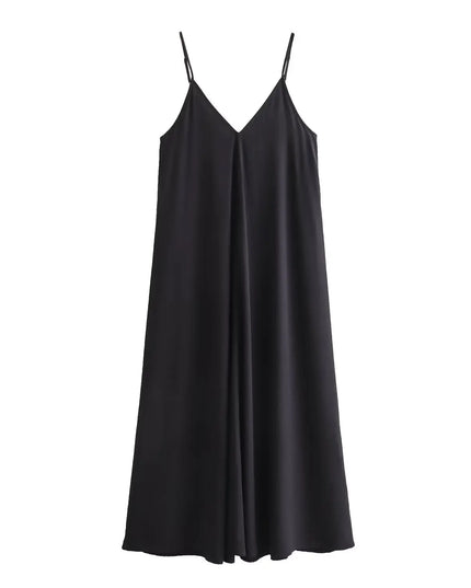 MUJER Black Slip Long Dresses for Women Red Draped Summer Dress Woman 2025 Sexy Backless Maxi Dress Women Summer Beach Dresses