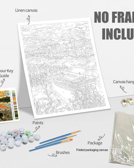 GATYZTORY Paintings By Numbers Kits Abstract Acrylic Paint By Numbers For Adults Figure On Canvas Wall Unique Gift Home Decorati