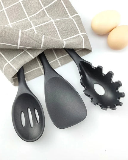 10 PCS Silicone Cookware Set Kitchen Cooking Tools Baking Tools Tableware Silicone Shovel Spoon Scraper Kitchen Accessories