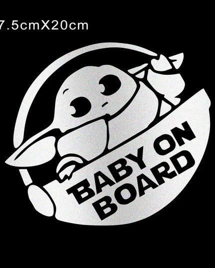 Baby On Board Car Sticker Auto Window Glass DIY Funny Baby In Car Vinyl Decal Personalized Decoration Exterior Car Accessories
