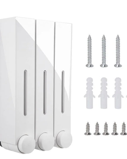 420ML Wall Mounted Bathroom Liquid Soap Dispenser Washing Lotion Hand Sanitizer Kid Family Hotel Kitchen Shower Gel Dispenser