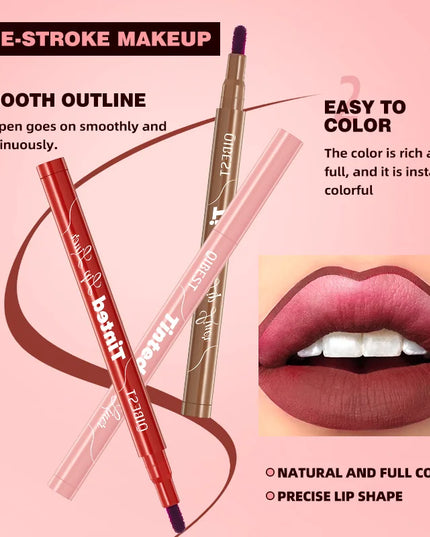 Matte liquid lip liner matte non-stick cup waterproof non-fading lipstick lip pencil