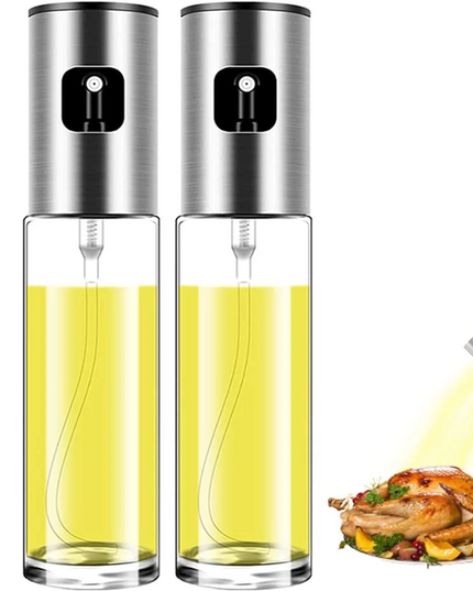 Glass Oil Sprayer for Cooking Olive Spray Mister for Salad BBQ Kitchen Baking Empty Vinegar Bottle