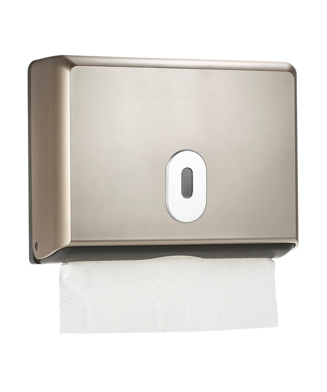 ABS Material Rectangular Wall-mounted Bathroom Tissue Dispenser Tissue Box Holder Home Car Organizer for Multifold Paper Towels