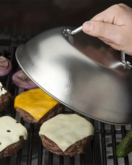 9inch Stainless Steel Oven Squeegee Cover Perfect Barbecue Tools Accessory for Outdoor Camping  Picnics bbq grill  barbeque