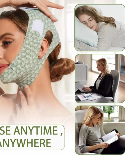 Women Face Lifting Belt Face Slimming Bandage V Line Shaper Chin Cheek Lift Up Anti Wrinkle Mask Facial Beauty Skin Care 2027