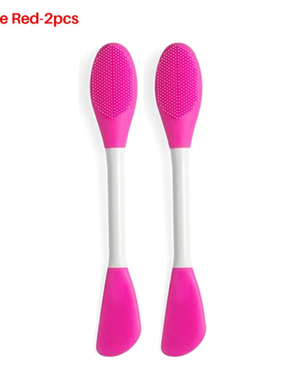 8/4/2pcs Face Brush Set Silicone Facial Mask Applicator Double-head Lotion Spatula Blackhead Face Lip Exfoliator Skin Care Tools