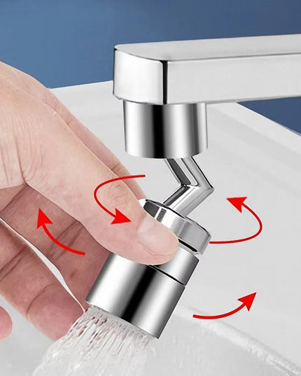 720° Rotatable Universal Kitchen Faucet Anti-Splash Aerator Bathroom Tap Head Wash Basin Tap Extender 2 Water Flow Mode Adapter