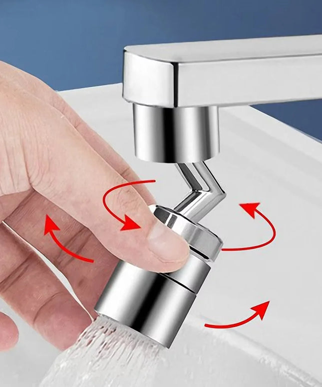 720° Rotatable Universal Kitchen Faucet Anti-Splash Aerator Bathroom Tap Head Wash Basin Tap Extender 2 Water Flow Mode Adapter