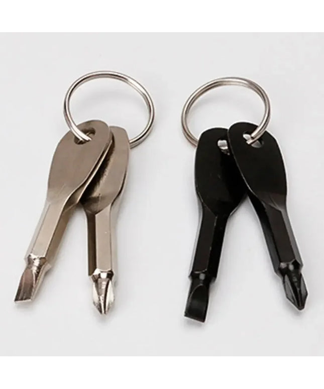 Emergency Key Screwdriver Outdoor Multifunctional Edc Tool Safety Protection Self Defense Prick Cone Combined Tool Set