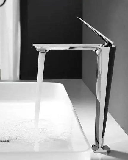 Rose Basin Brushed Gold Tall Bathroom Hot And Cold Black Sink Faucet Deck Mounted Toilet Mixer Water Tap