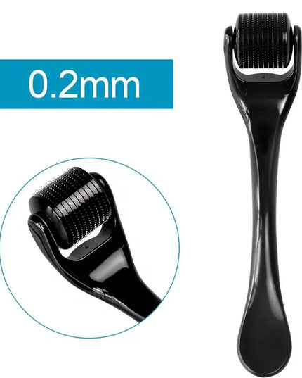 2Pcs Set Multi-function Lymphatic Contour Face Brush & DRS 540 Derma Roller Skin Nursing Roller Wrinkle Exfoliating Repair Tools