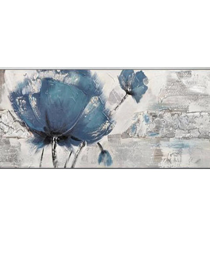 Flower Landscape Oil Painting on Canvas Abstract Green Nature Handmade Painting Living Room Home Decor Large Wall Art Custom Art