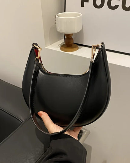 Shoulder Bags Women NEW Fashionable High-end Moon-shaped Baseball Bag Showing Luxury Women's Single Shoulder Bag