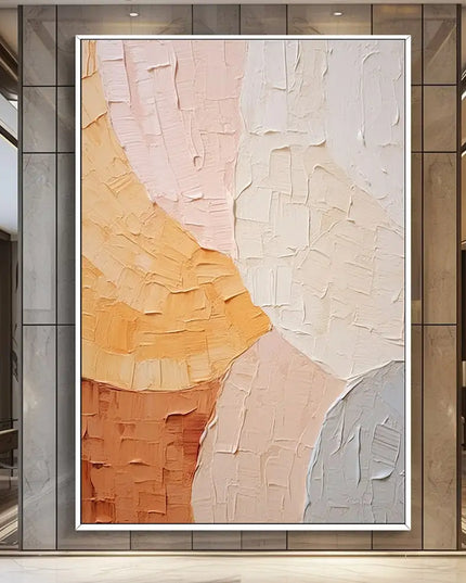 Abstract Texture Oil Painting On Canvas Minimalist Art Large Wall Art Gold Wall Decor Handmade Painting Living Room Decor Gift